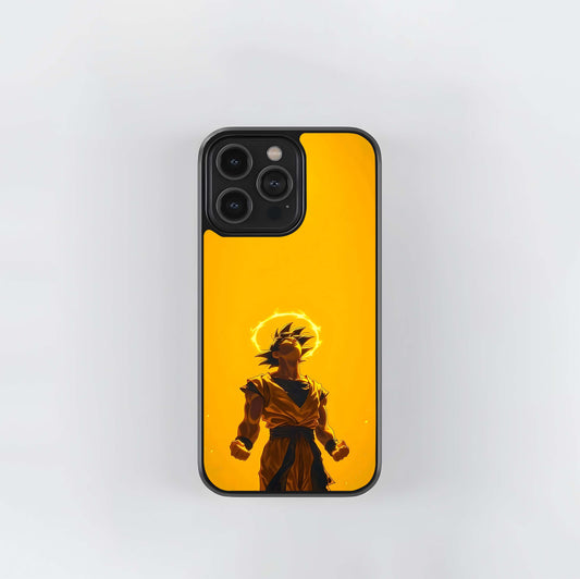 Golden Aura Warrior Glass Case