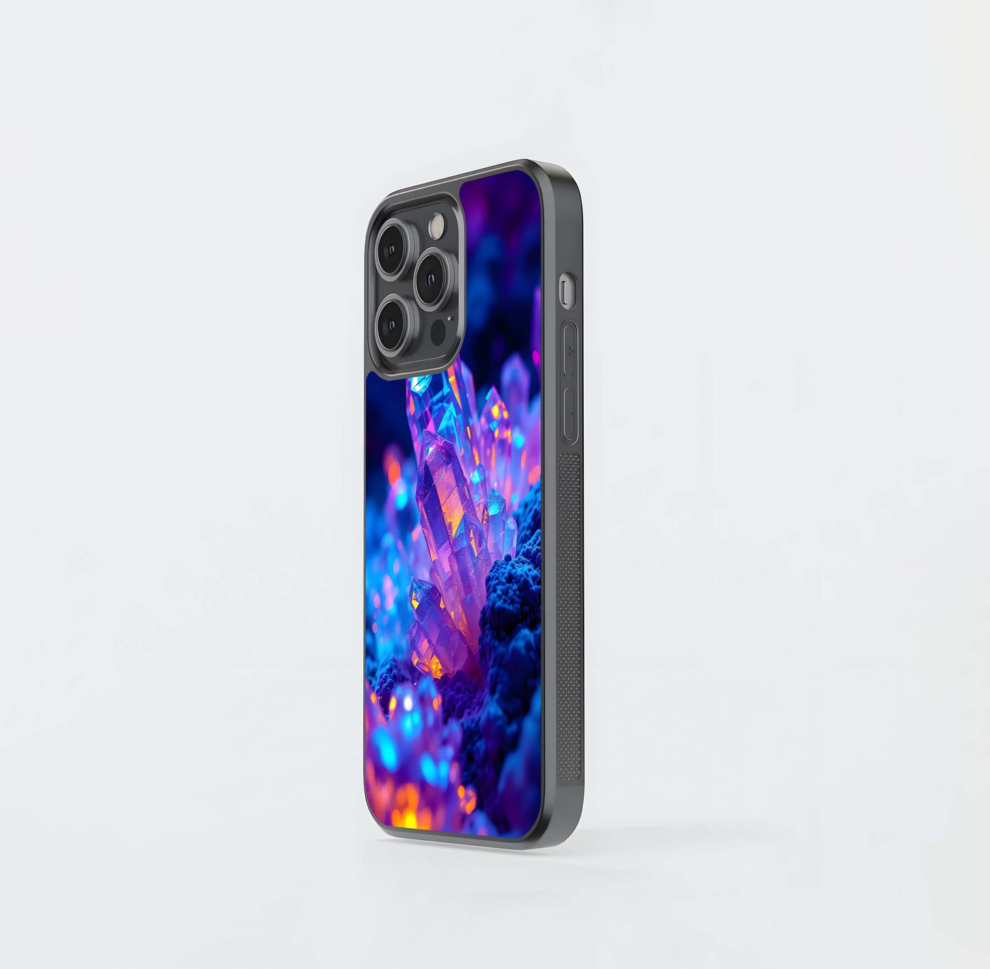 Neon Aura Shards Glass Case