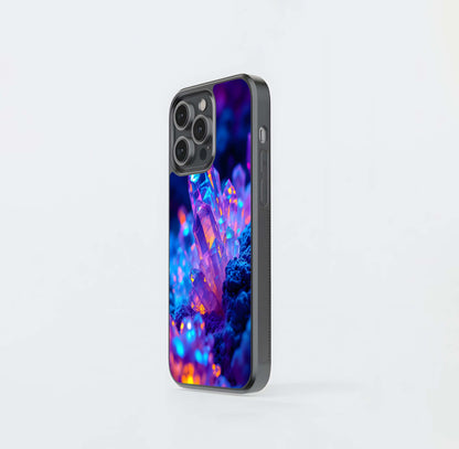 Neon Aura Shards Glass Case