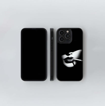 Noir Silhouette Smoke Glass Case