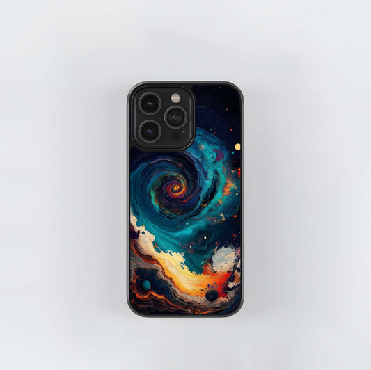 Galactic Vortex Fire Glass Case