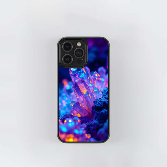 Neon Aura Shards Glass Case