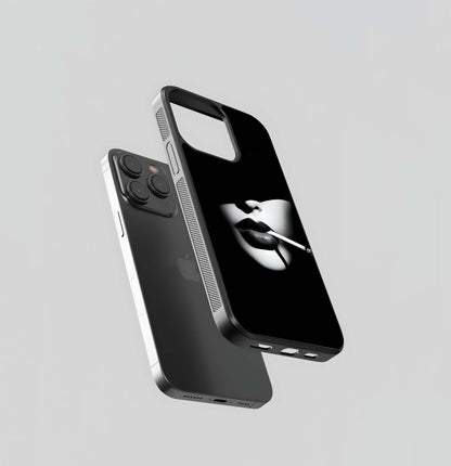 Noir Silhouette Smoke Glass Case