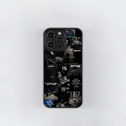 The 1% Hustle Glass Case