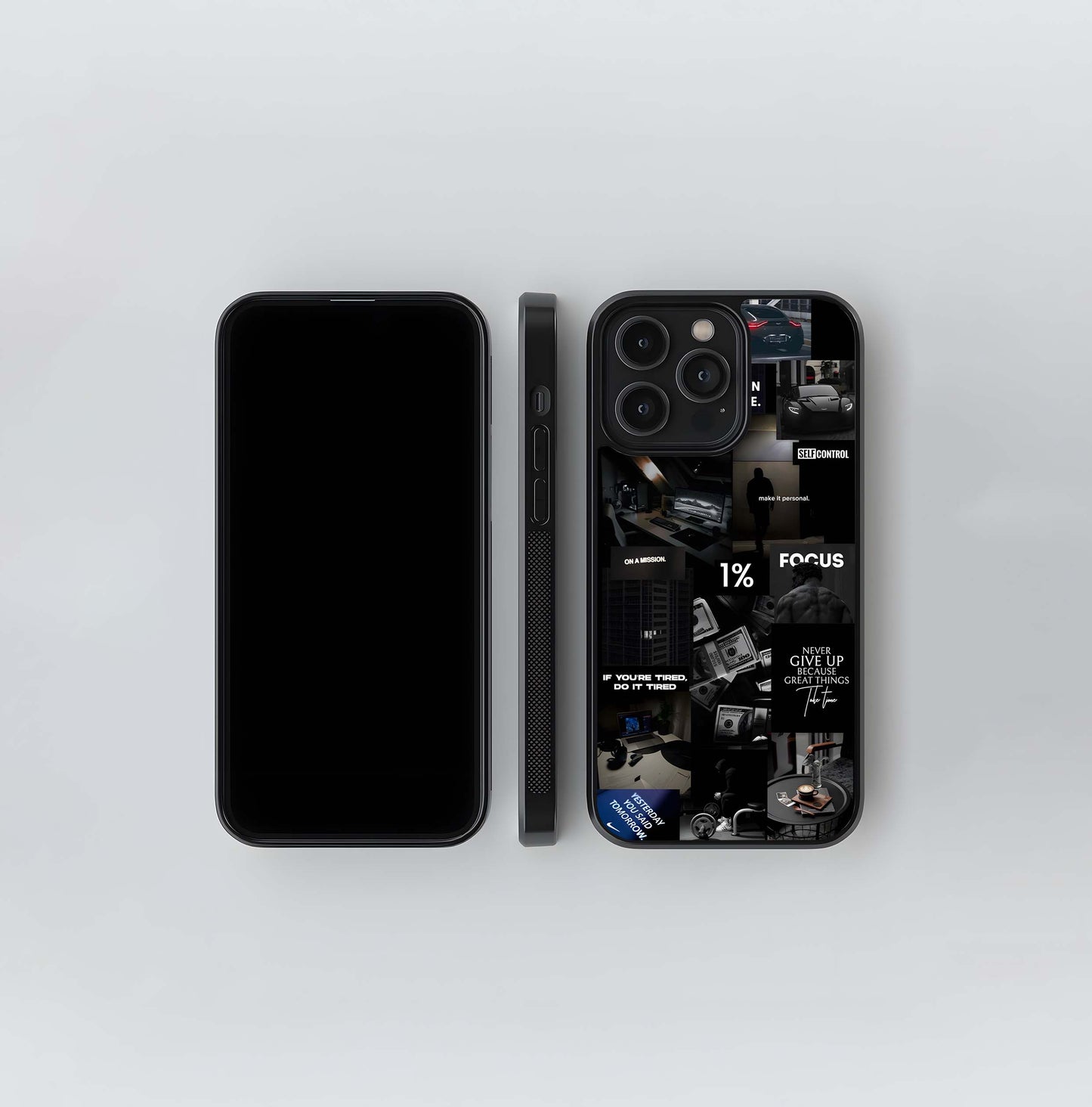 The 1% Hustle Glass Case