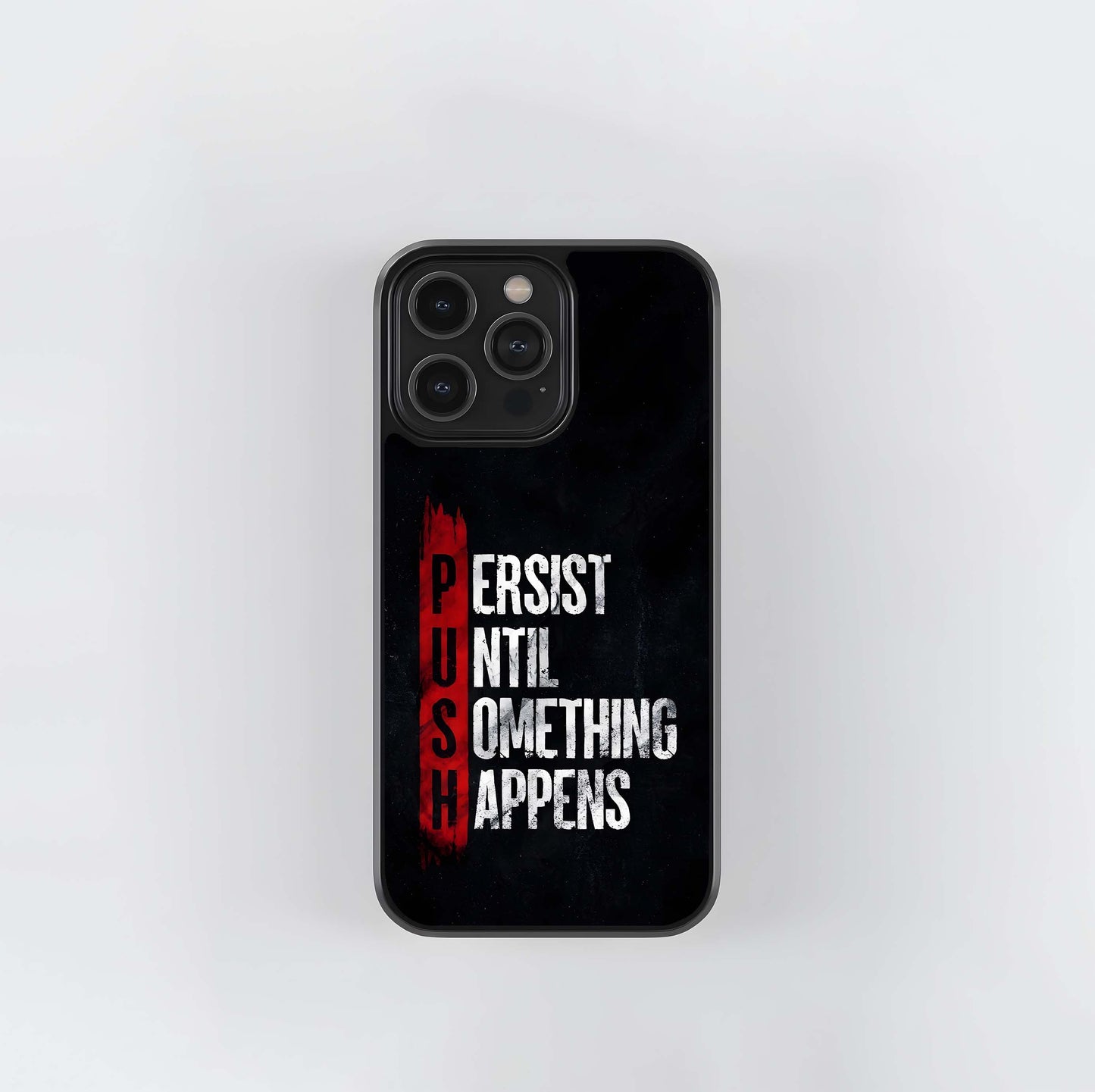 The Persist Acronym Glass Case