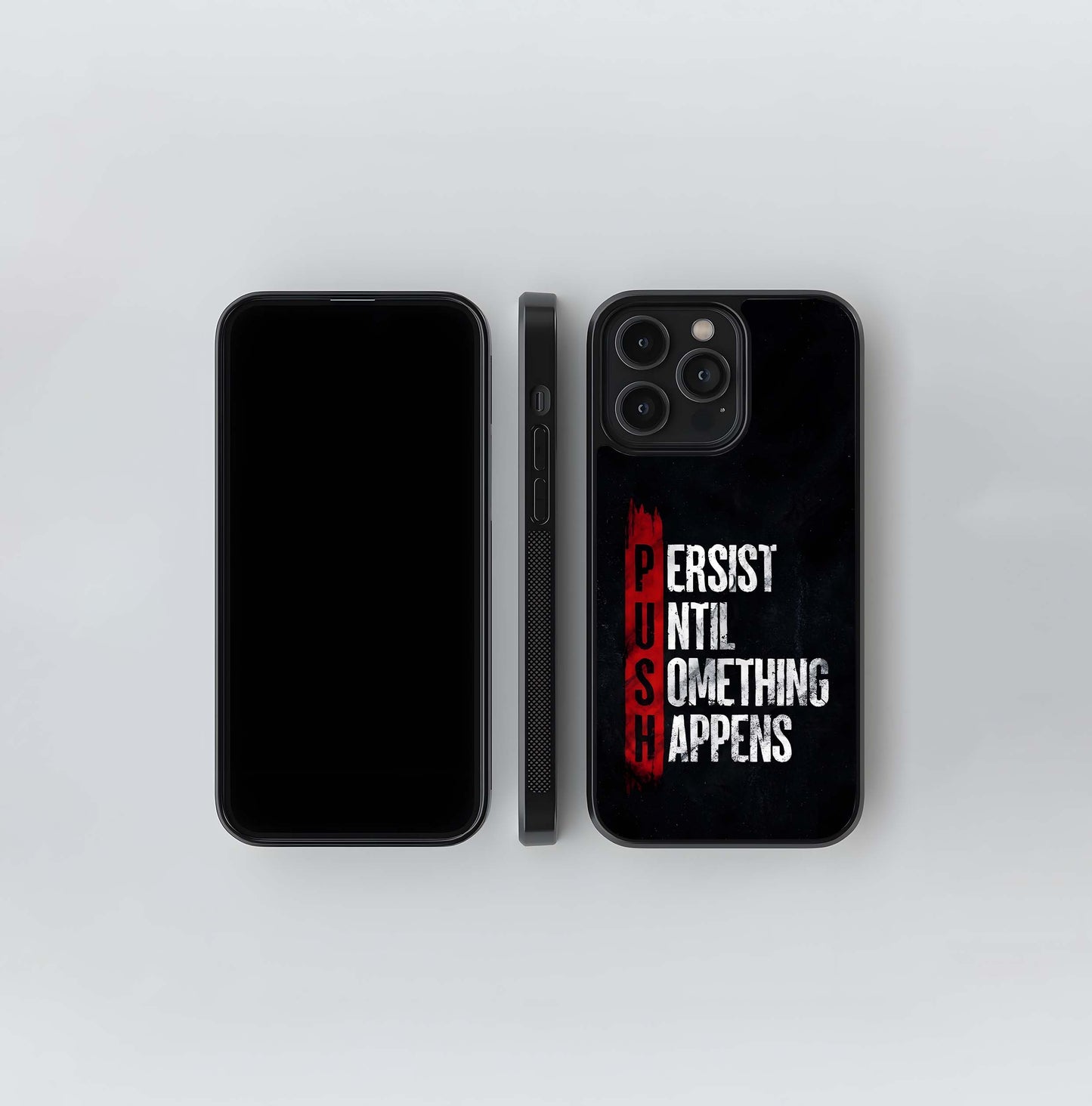 The Persist Acronym Glass Case