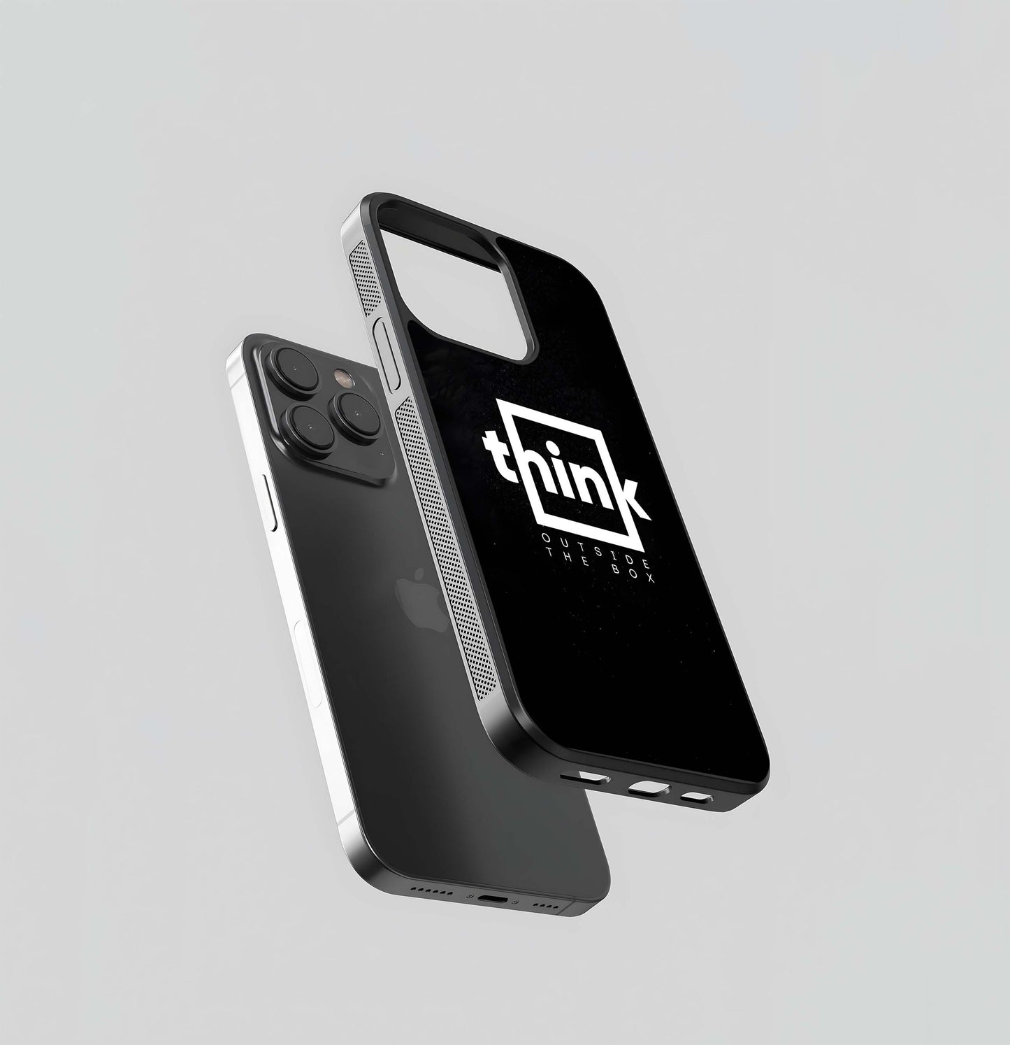 Think Outside the Box Logo Glass Case