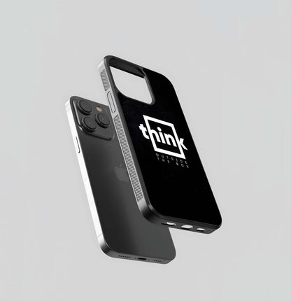 Think Outside the Box Logo Glass Case