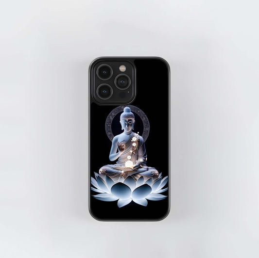 Enlightened Lotus Glass Case