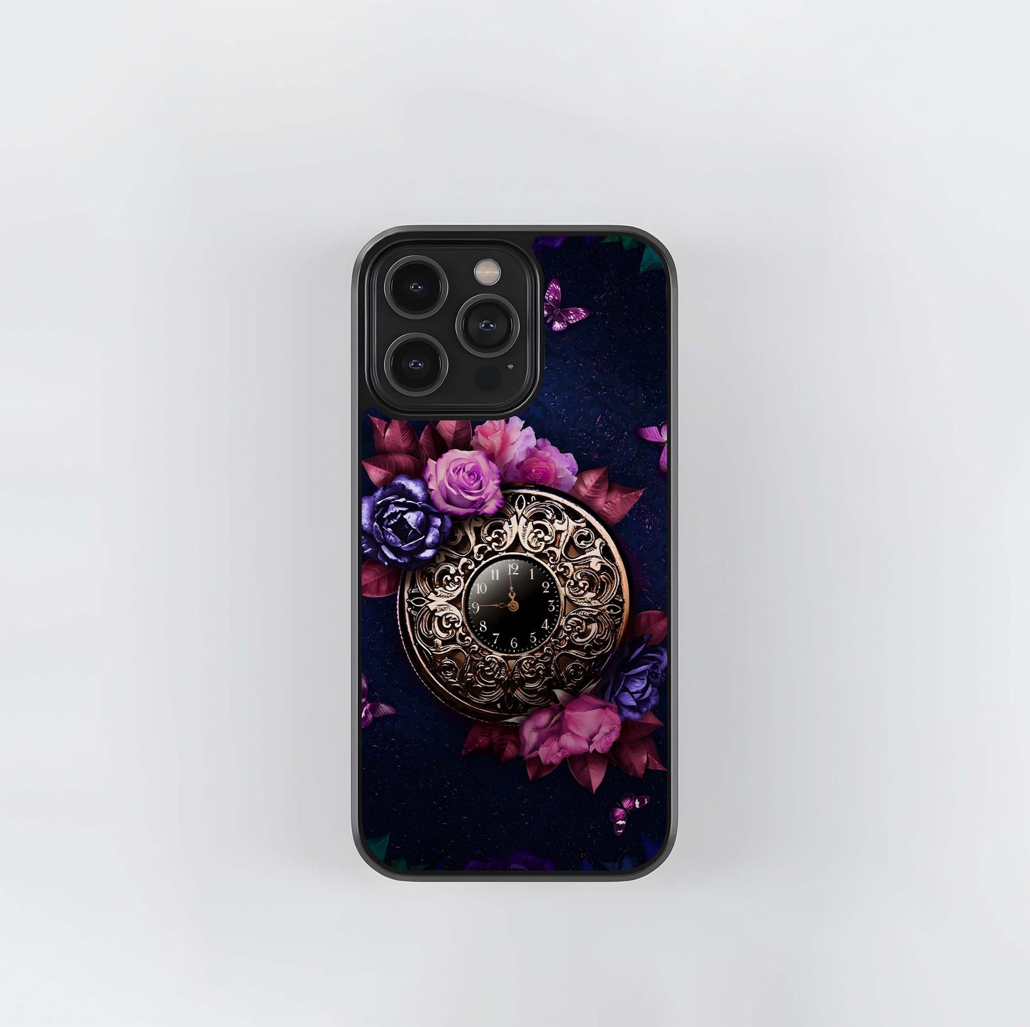 Time's Royal Bloom Glass Case