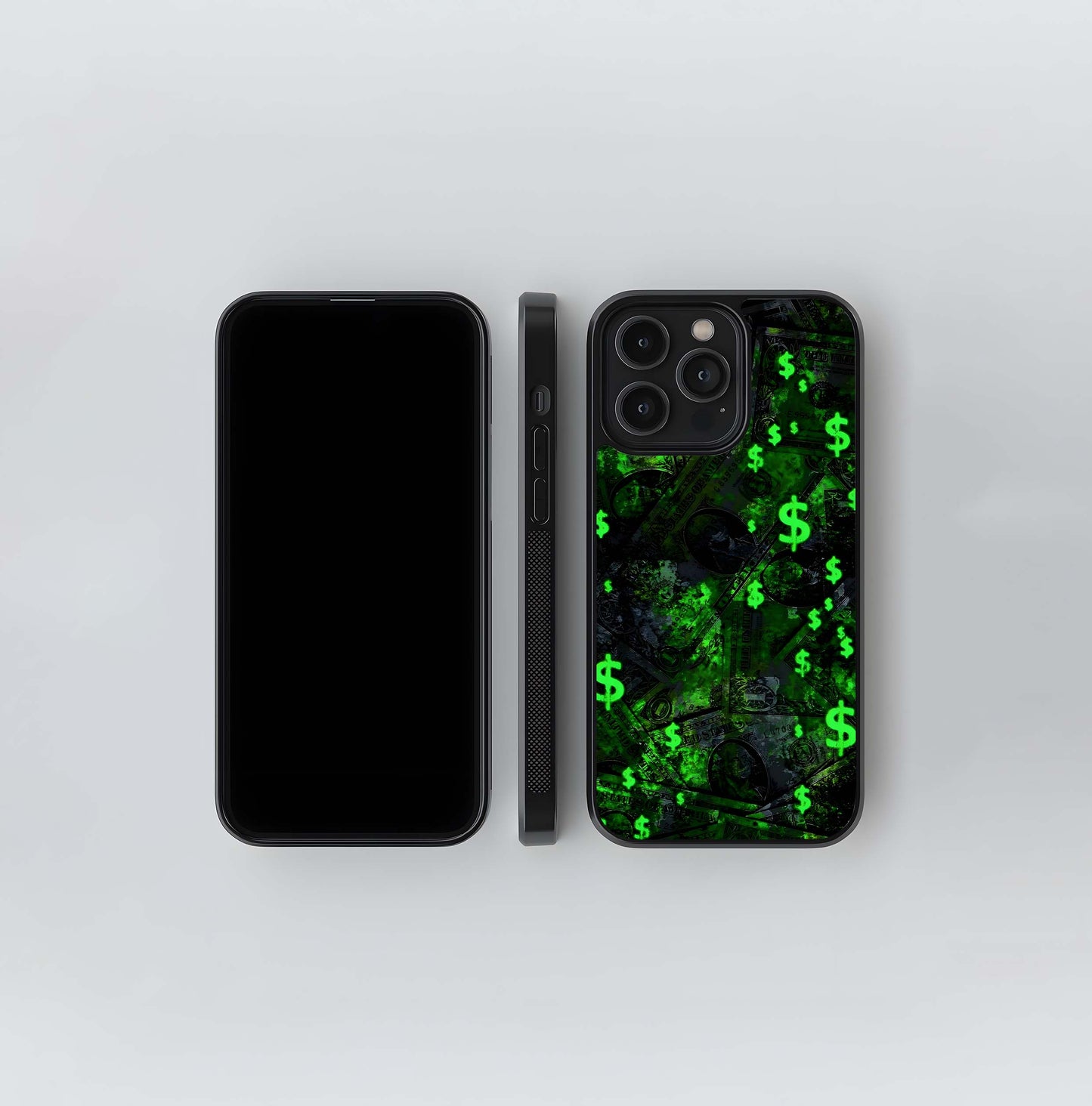 Toxic Green Cash Glass Case