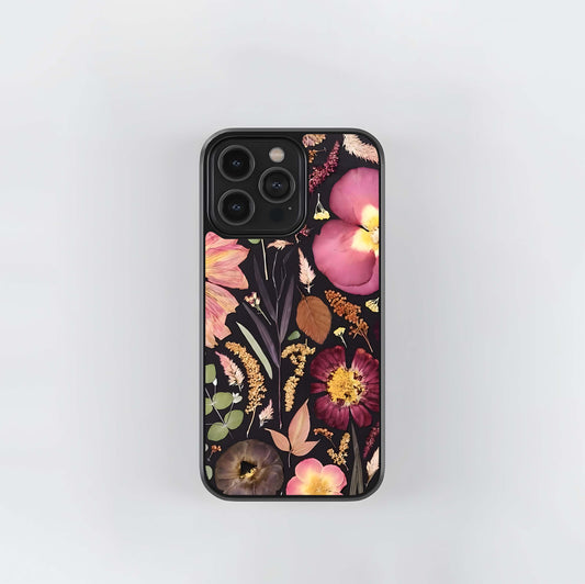 Pastel Gingham & Floral Mix Glass Case