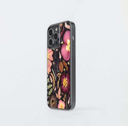 Pastel Gingham & Floral Mix Glass Case