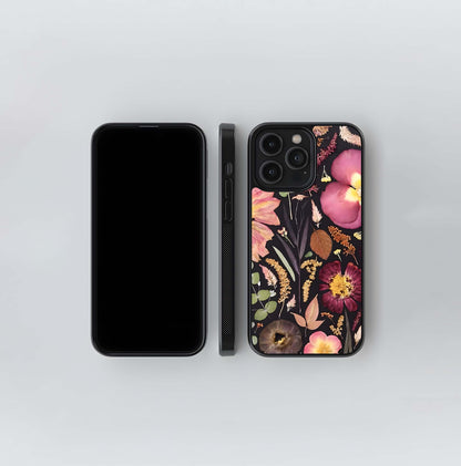 Pastel Gingham & Floral Mix Glass Case