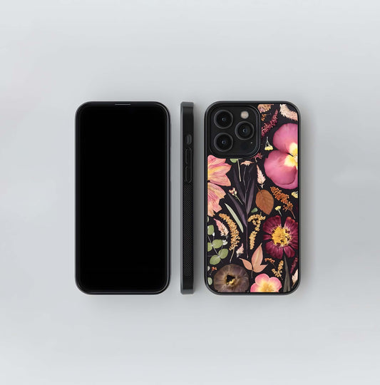 Pastel Gingham & Floral Mix Glass Case