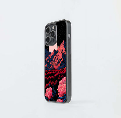 Blush Moon Bloom Glass Cases