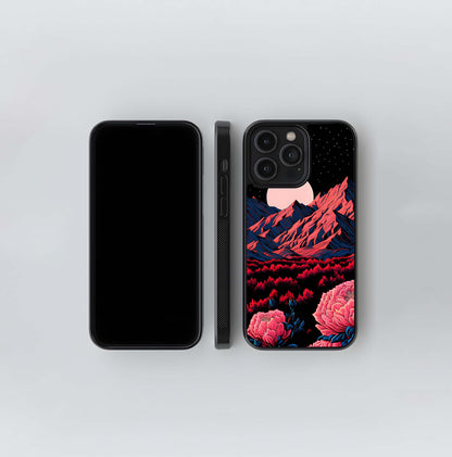 Blush Moon Bloom Glass Cases
