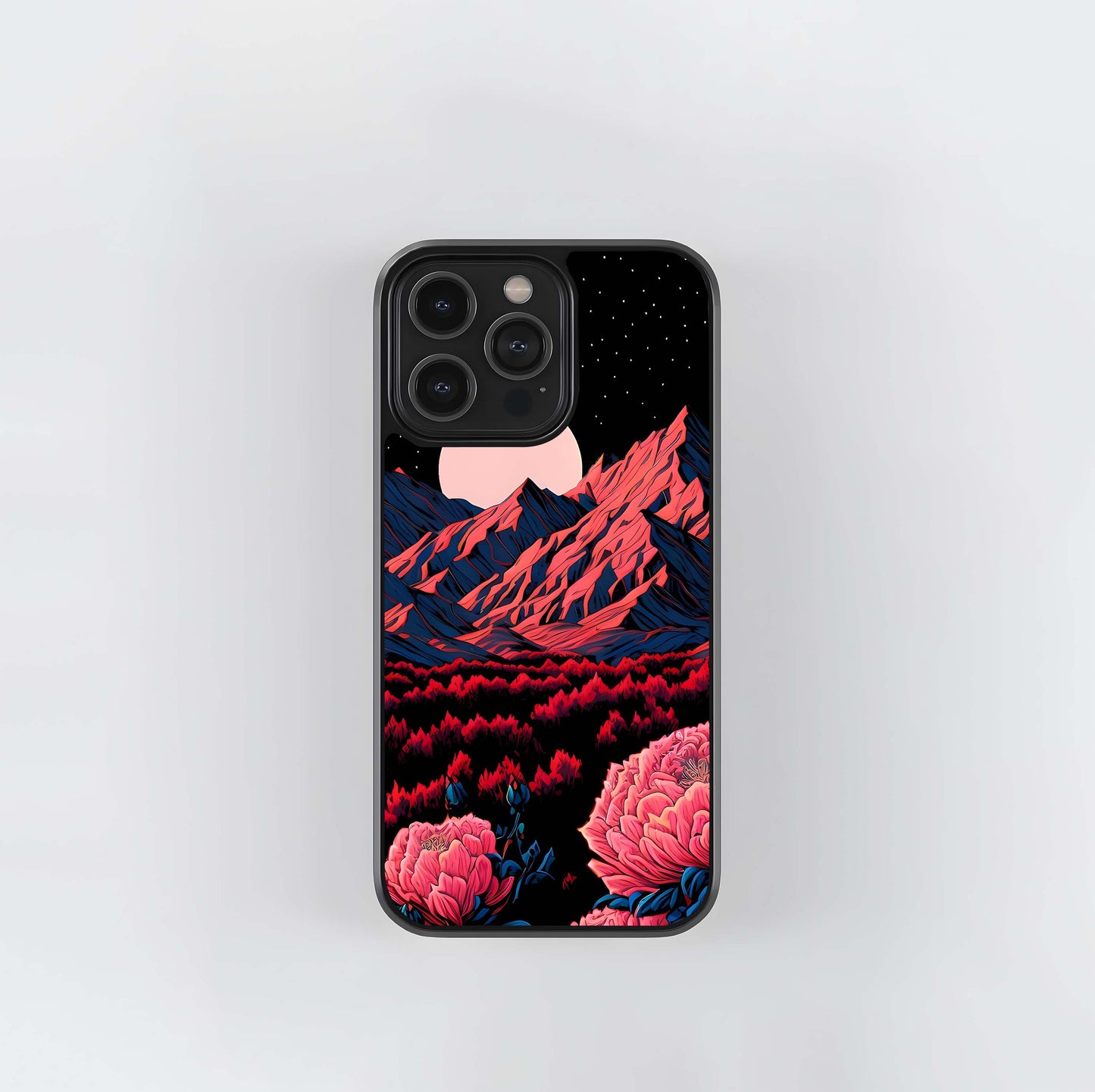 Blush Moon Bloom Glass Cases