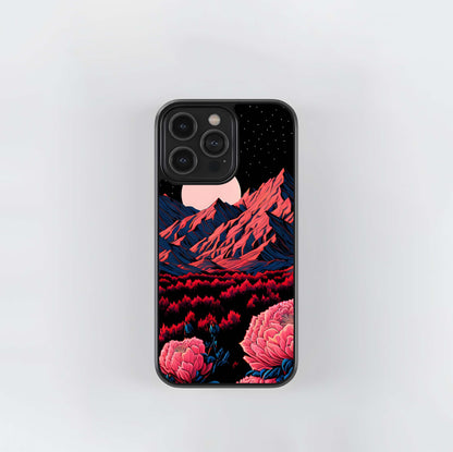 Blush Moon Bloom Glass Cases