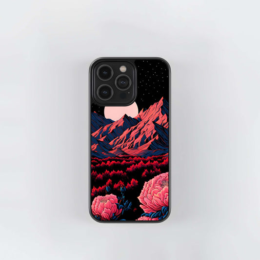 Blush Moon Bloom Glass Cases