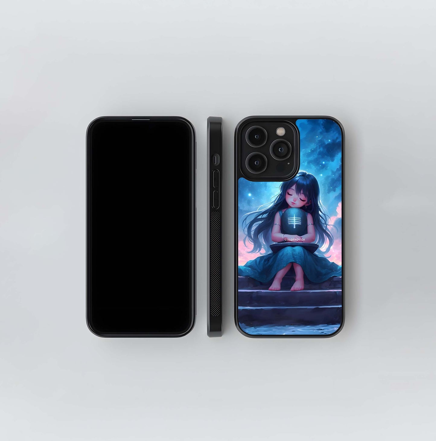 Devi's Shivalinga Prayer Glass Case