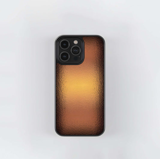 Bronze Glow Frosted Glass Case