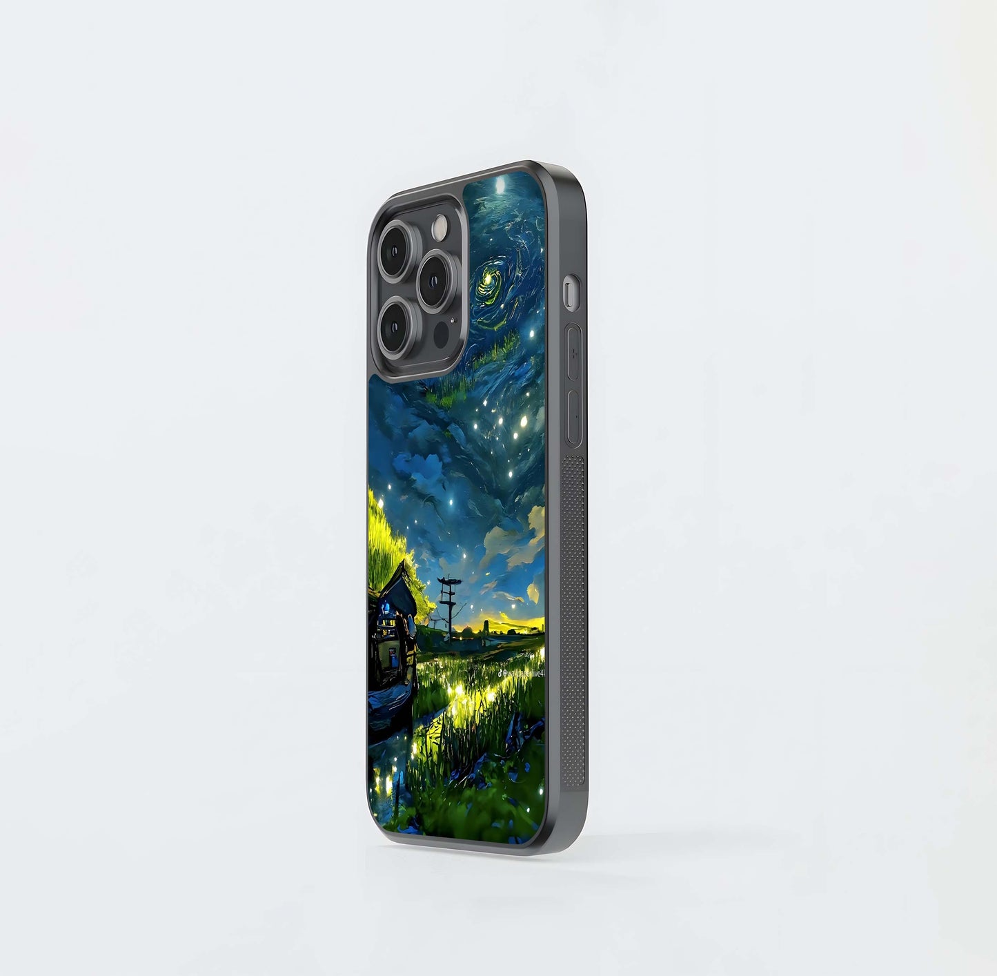 Starry Field Night Glass Case