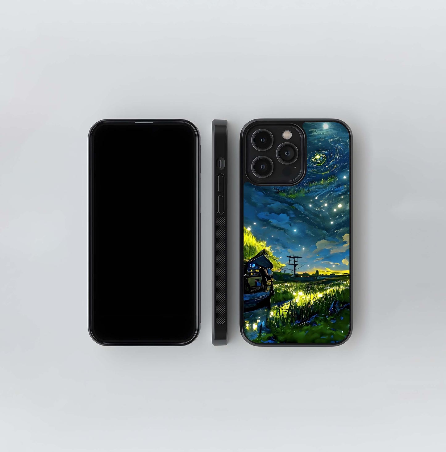 Starry Field Night Glass Case
