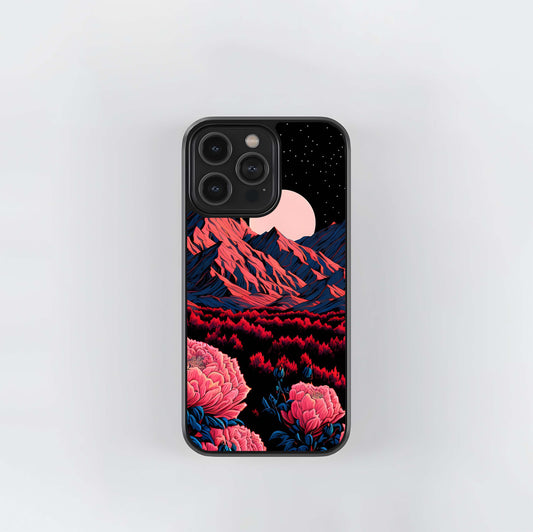 Vaporwave Bloom Glass Case