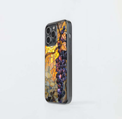 Golden Grapes Glow Glass Case