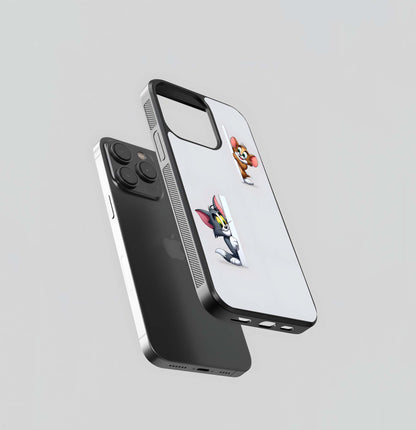 Peeking Tom and Jerry Glass Case