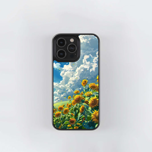 Golden Sun Glory Glass Case
