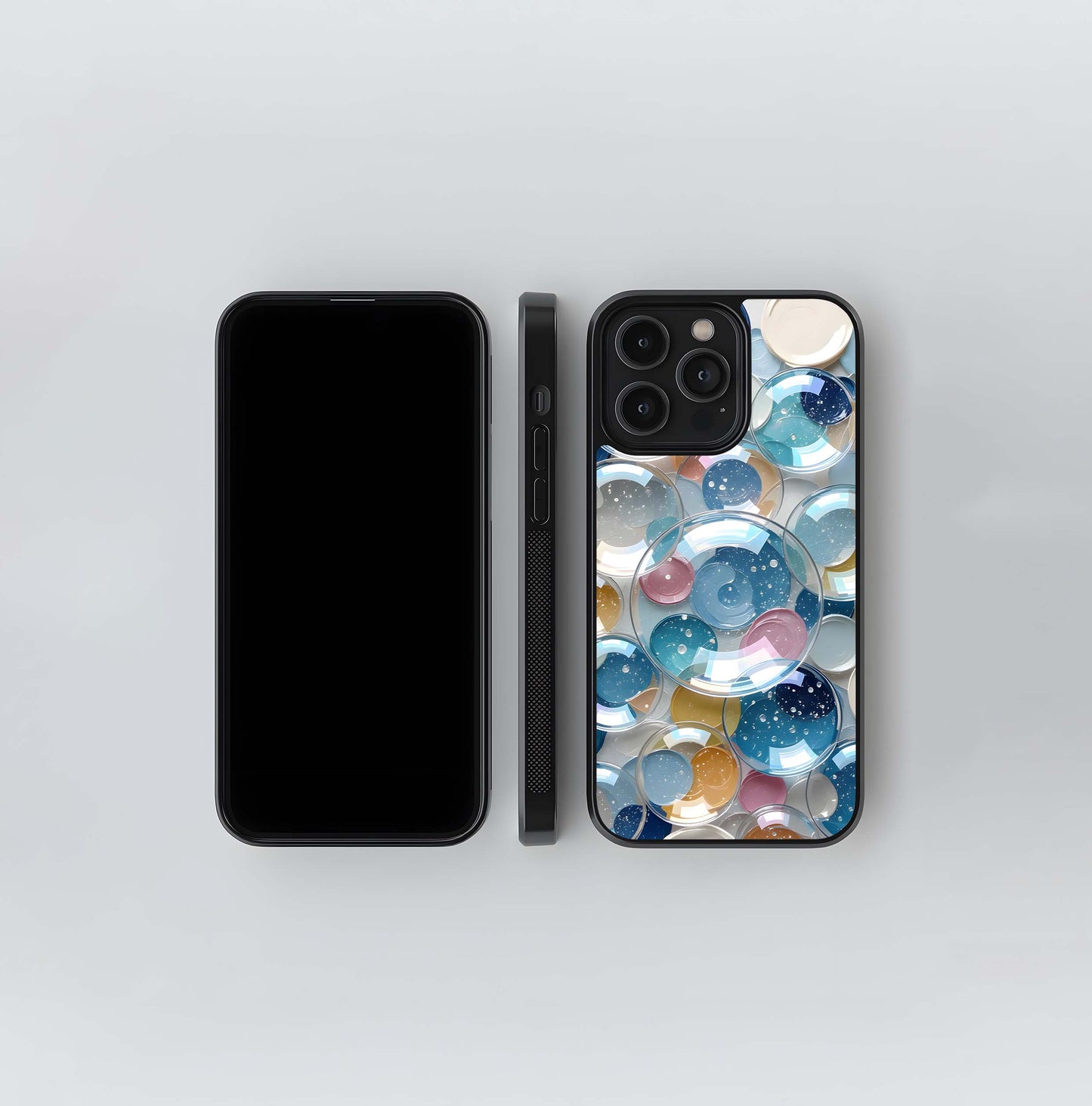 Bubble Glaze Mosaic Glass Case