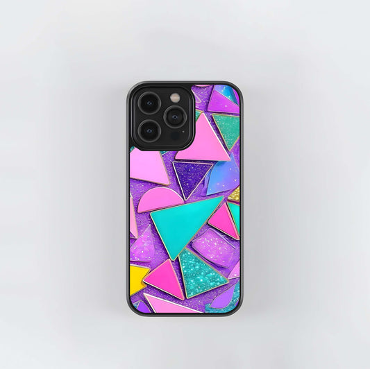 Vaporwave Mosaic Glass Case