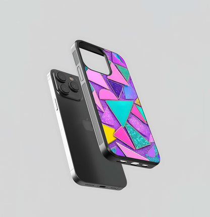 Vaporwave Mosaic Glass Case