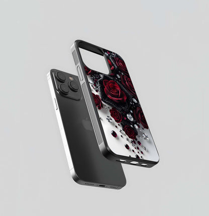 Velvet and Jewels Glass Case