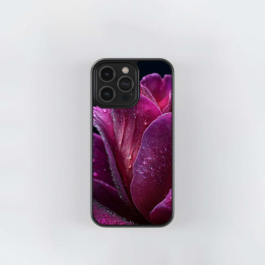 Velvet Petal Dew Glass Case