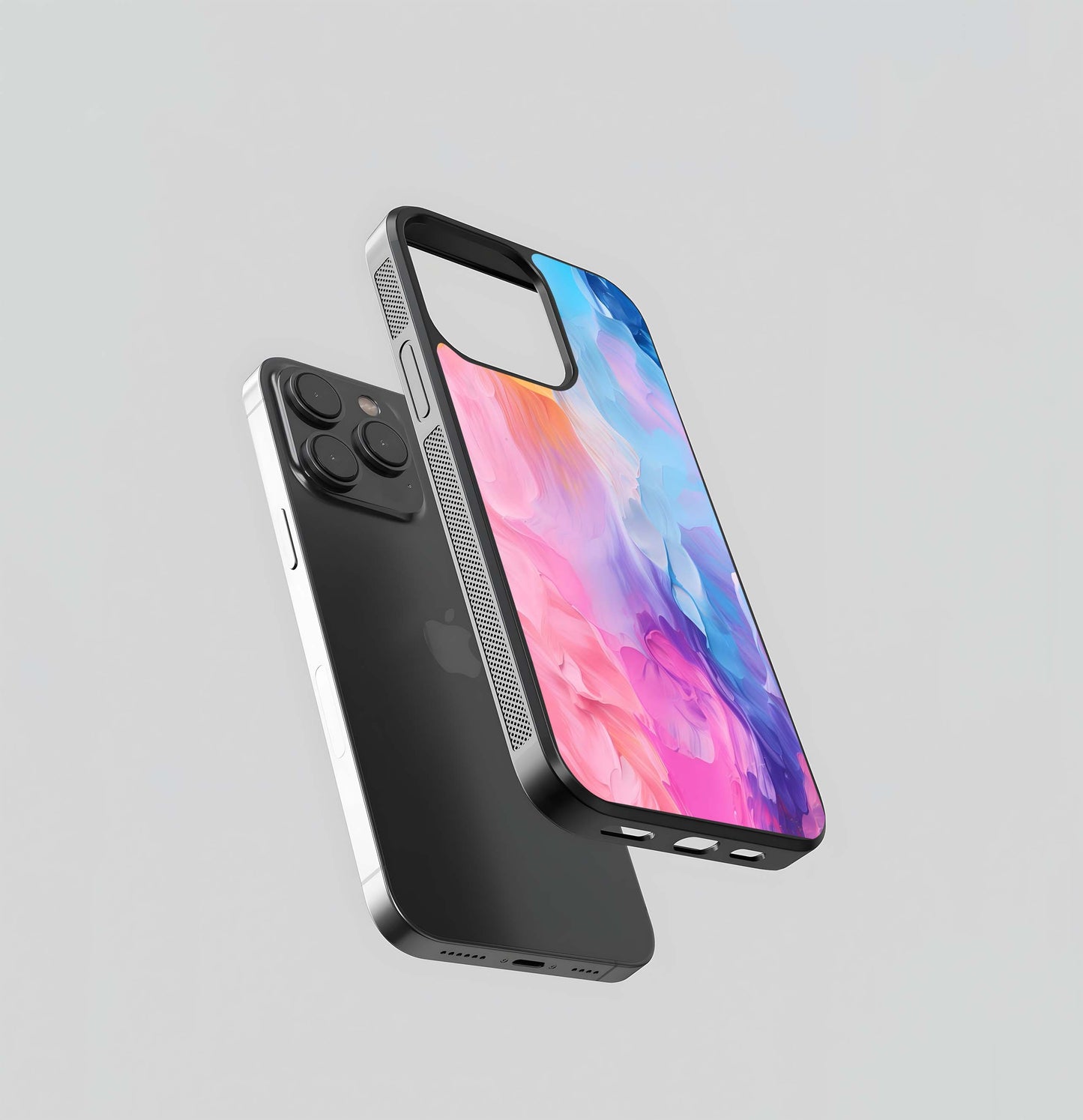 Vibrant Impressionist Palette Glass Case