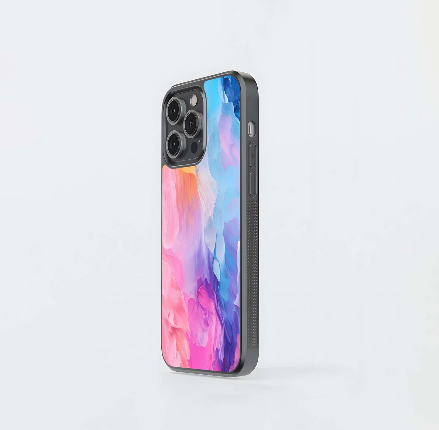 Vibrant Impressionist Palette Glass Case