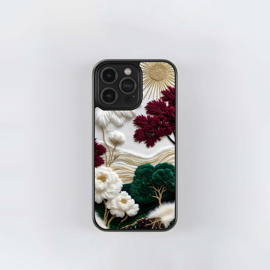 Radiant Bloom Elegance Glass Case