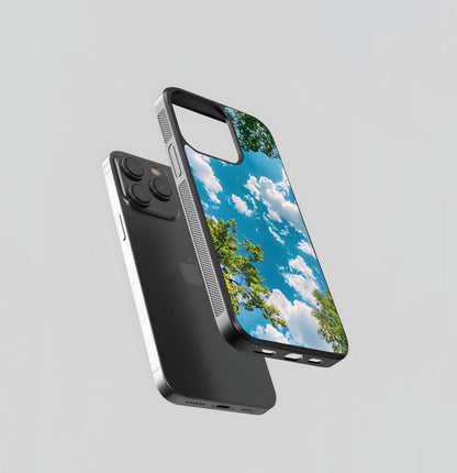 Greenery Sky Glass Case