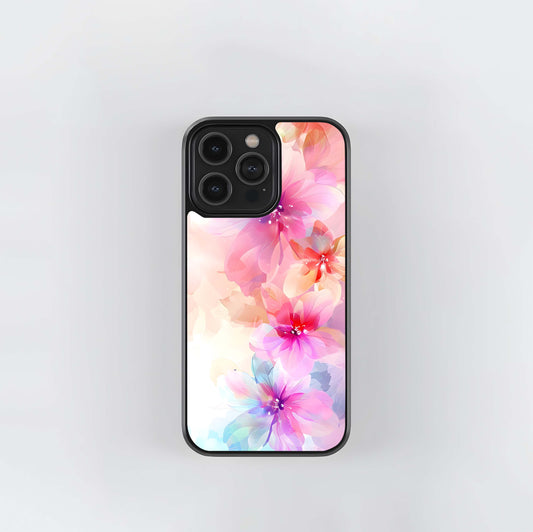 Vibrant Watercolor Translucence Glass Case