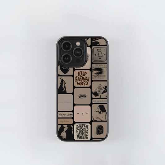 Vintage Melancholy Glass Case