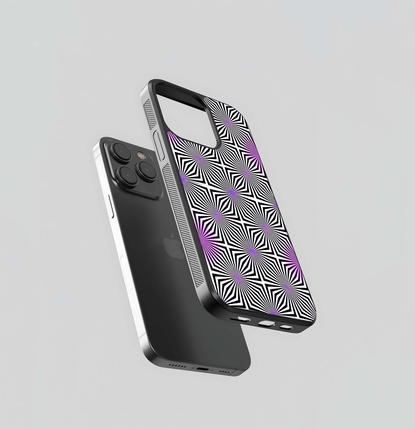 Violet Hypnosis Glass Case