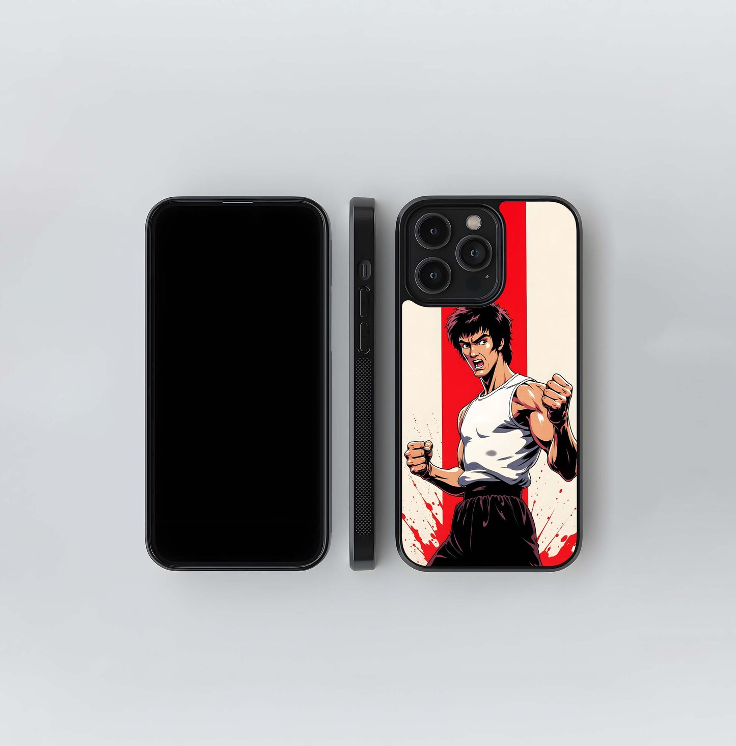 Fighting Spirit Manga Glass Case