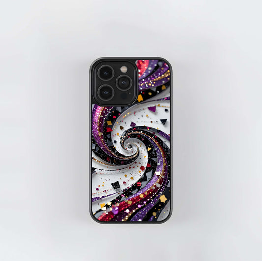 Vortex of Confetti Glass Case