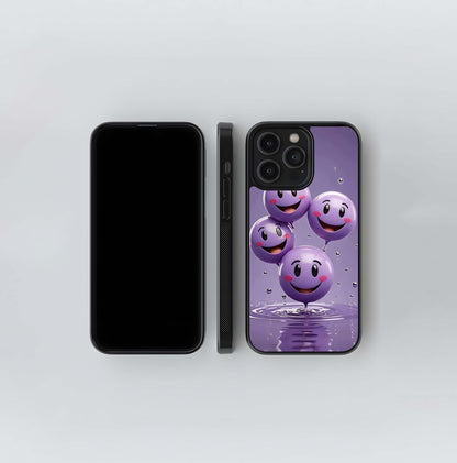 Purple Pop of Joy Glass Case