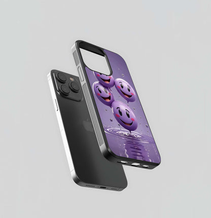 Purple Pop of Joy Glass Case