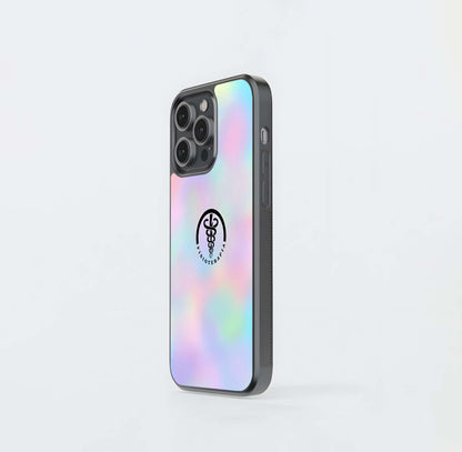 Fisioterapia Caduceus on Pastel Watercolor Glass Case